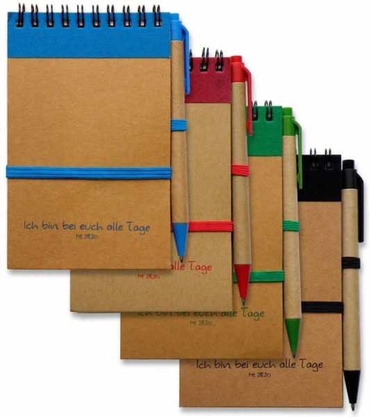 Notizbuch "Ich bin bei euch alle Tage"